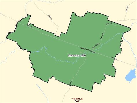 edmonton census metropolitan area map|Census 2021 .
